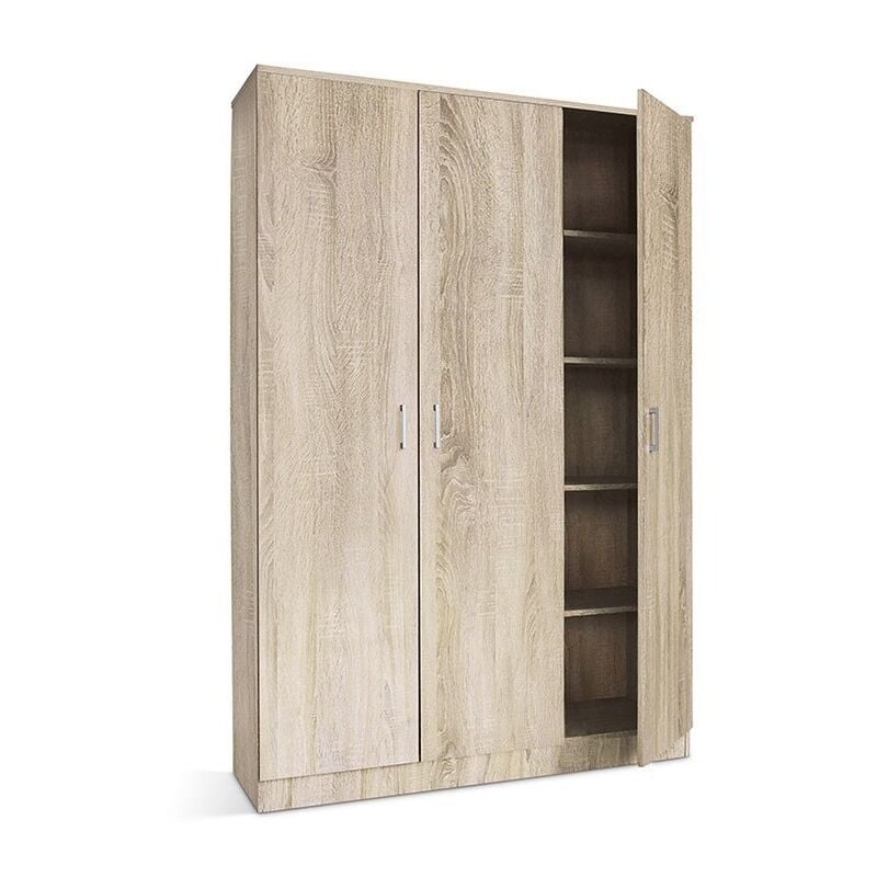 foto del prodotto collezione guardaroba rey. armadio a 3 ante ideale per il tuo ingresso, la tua lavanderia o il tuo bagno.