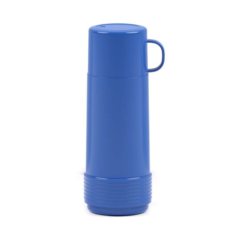 foto del prodotto collezione valira 1969 thermos per liquidi da 0,5 l con bottiglia isolante in vetro a doppia parete prodotta in spagna, colore blu