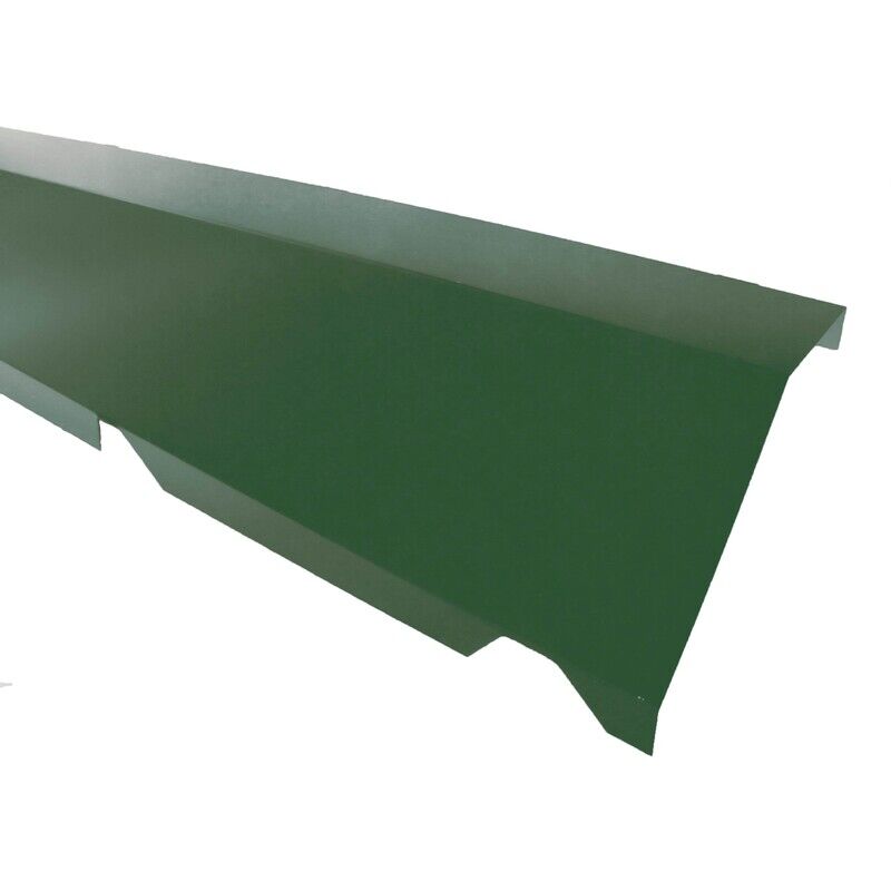 foto del prodotto colmo dentellato a parete per vassoio in acciaio 1045 verde 6009, h 170 mm, l 160 mm, l 2100 mm