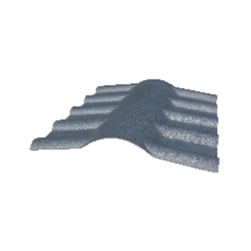 foto del prodotto colmo in pvc per tetto moderno imitazione tegola grigio, e 15 cm, l 55 cm, l 74 cm
