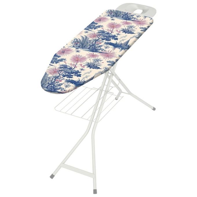 foto del prodotto colombo asse da stiro pratica 120x40 regolabile in 6 posizioni di altezza, poggiaferro con silicone, griglia porta biancheria rinforzata