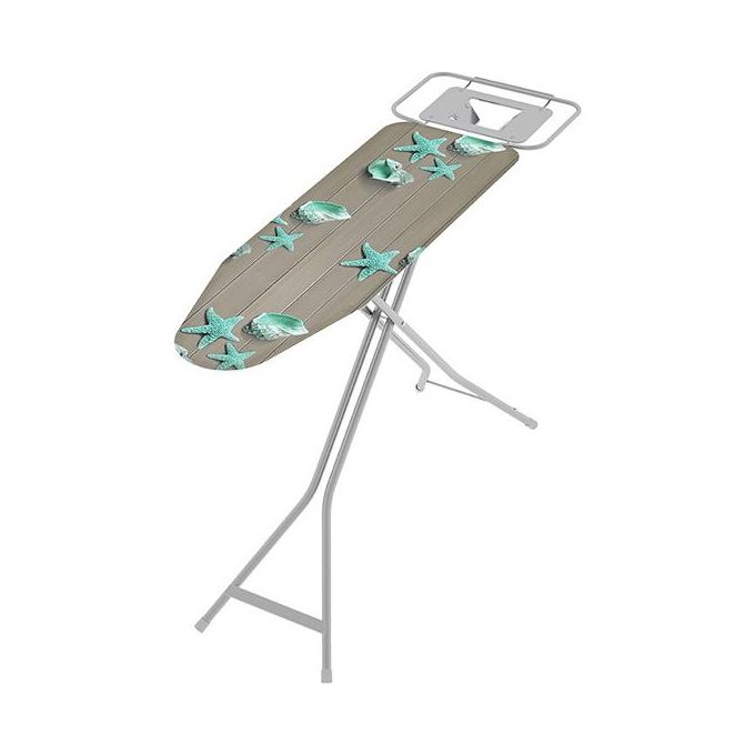 foto del prodotto colombo asse stiro poseidon 114x36 regolabile in 6 posizioni di altezza, poggiaferro portacaldaia con inserti in silicone