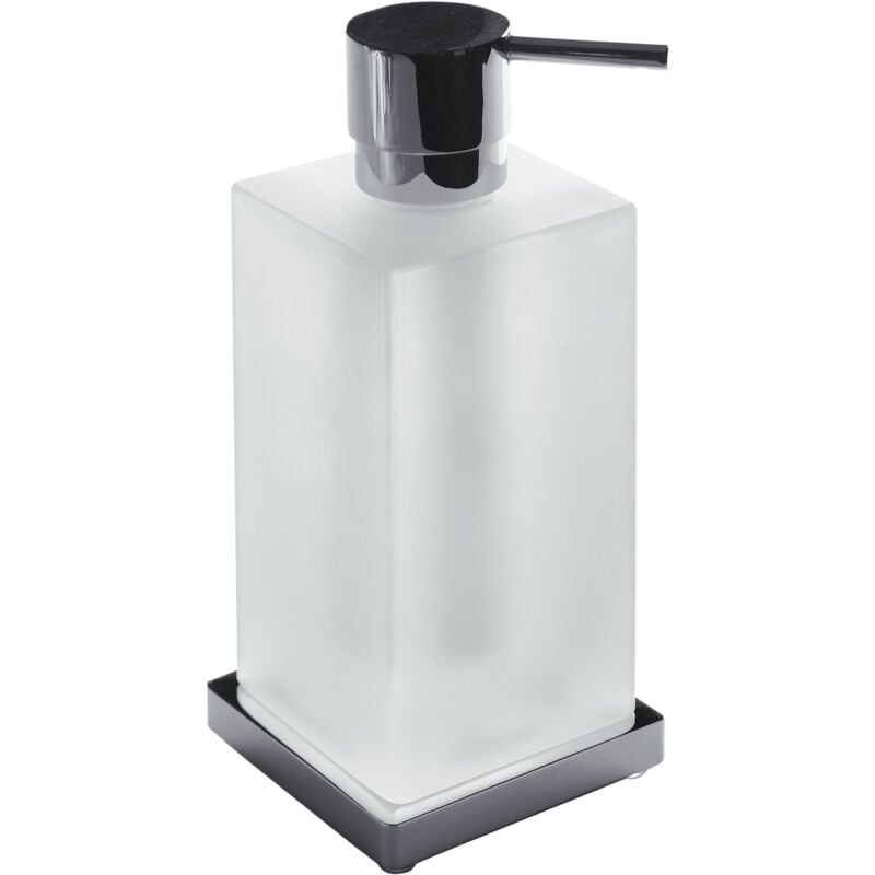foto del prodotto colombo design - look dispenser appoggio vetro acidato cromato codice prod b93170bm-cr