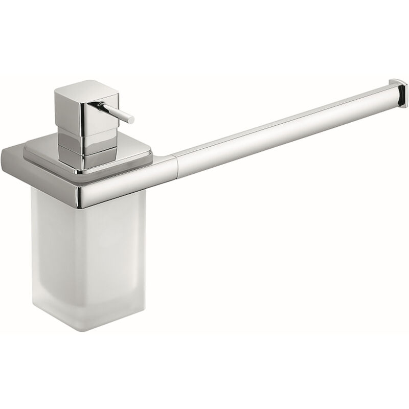 foto del prodotto colombo design - lulù spandisapone e porta salviette sinistro per bidet cromato codice prod b62740cr-van