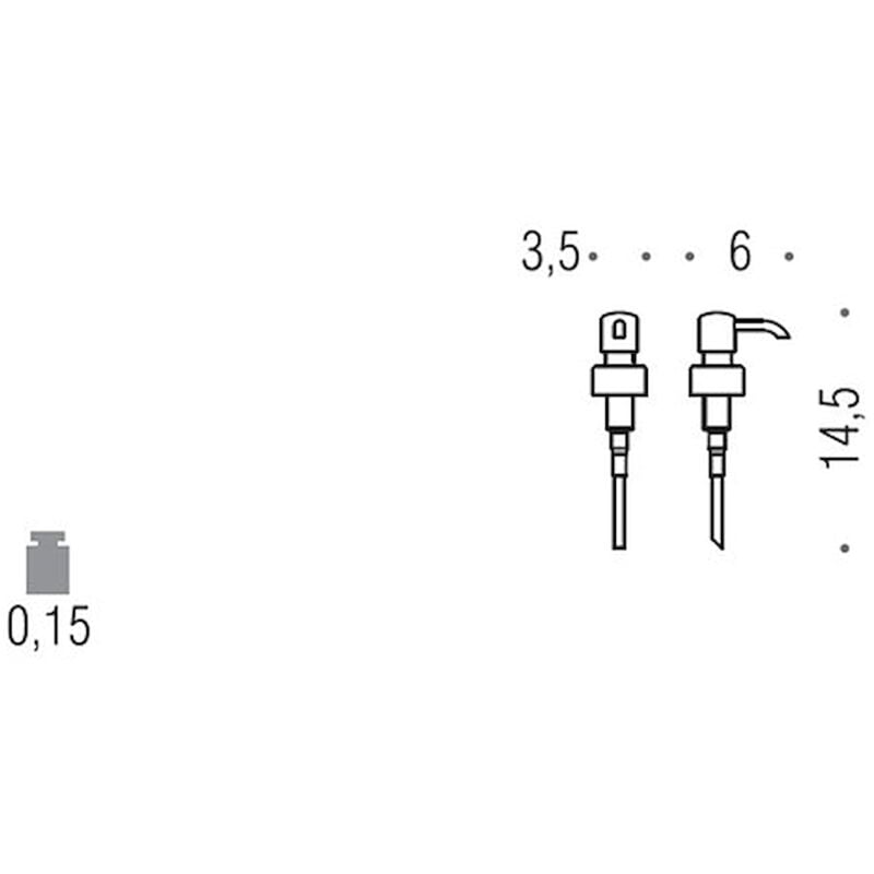foto del prodotto colombo design - lulu' ricambio erogatore cromato codice prod b93560cr