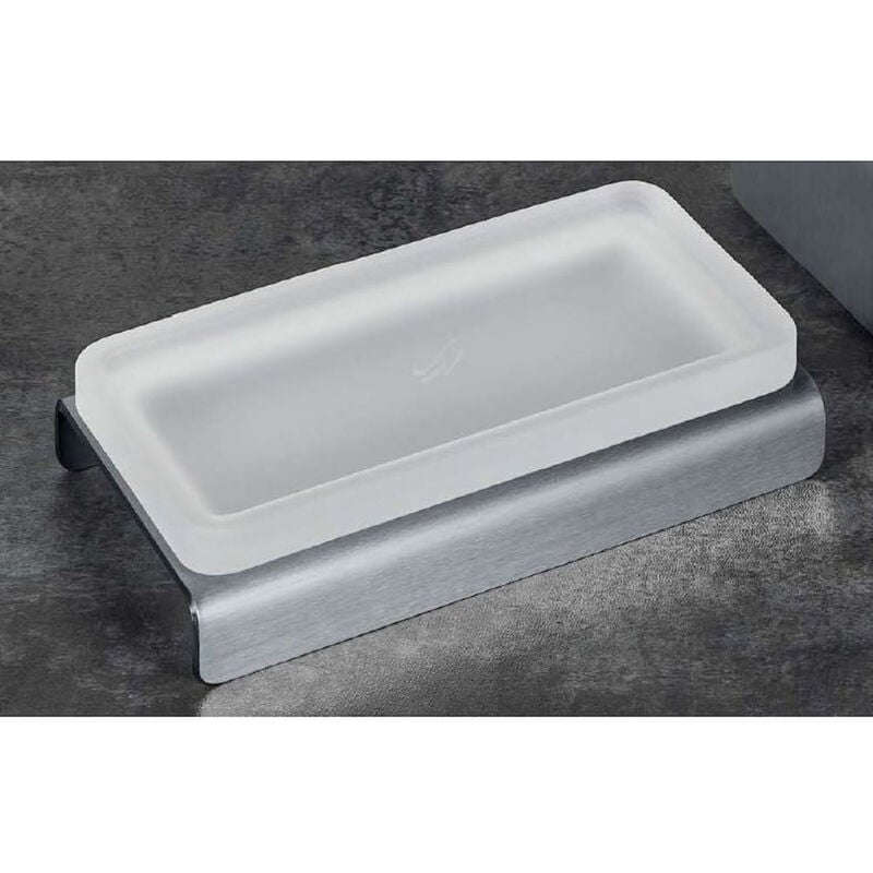 foto del prodotto colombo design - over b7040 porta sapone satinato codice prod b70400ss-van