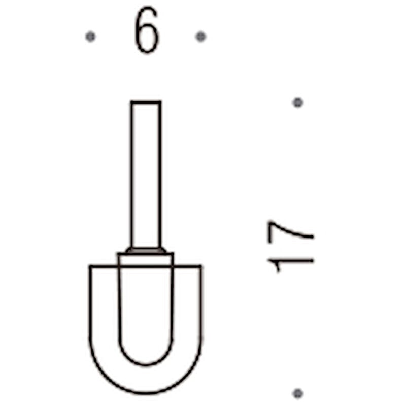 foto del prodotto colombo design - portofino scovolo con asta per b3206 7 nero codice prod b32570