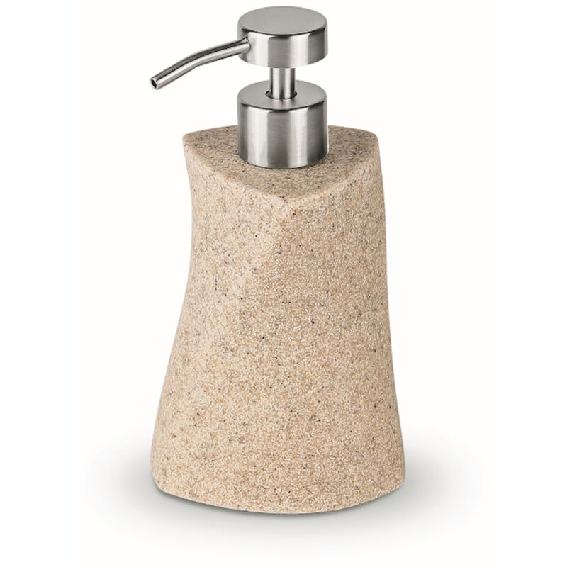 foto del prodotto colombo design - spandisapone d'appoggio cool sandy w4605 resina satinato e sabbia con pompetta prod w4605-rbe codice prod w4605-rbe