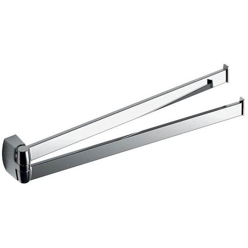 foto del prodotto colombo design - trenta portasalviette doppio a snodo cromato codice prod b30120cr