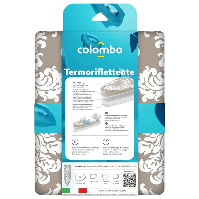 foto del prodotto colombo foderina termoriflettente 4 strati taglia universale in cotone