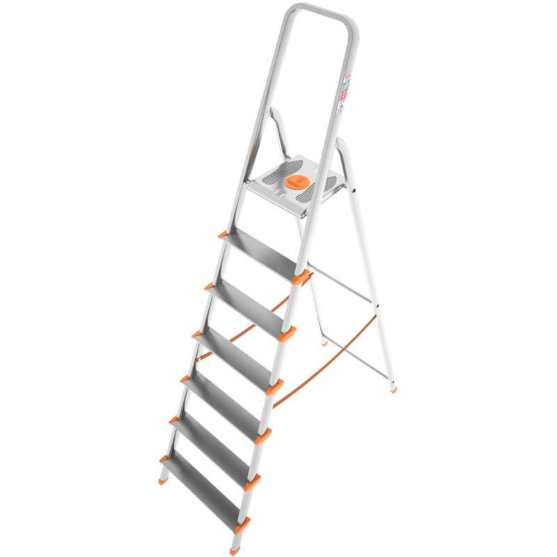 foto del prodotto colombo - scala a 7 gradini robusta e leggera mod. alluminium