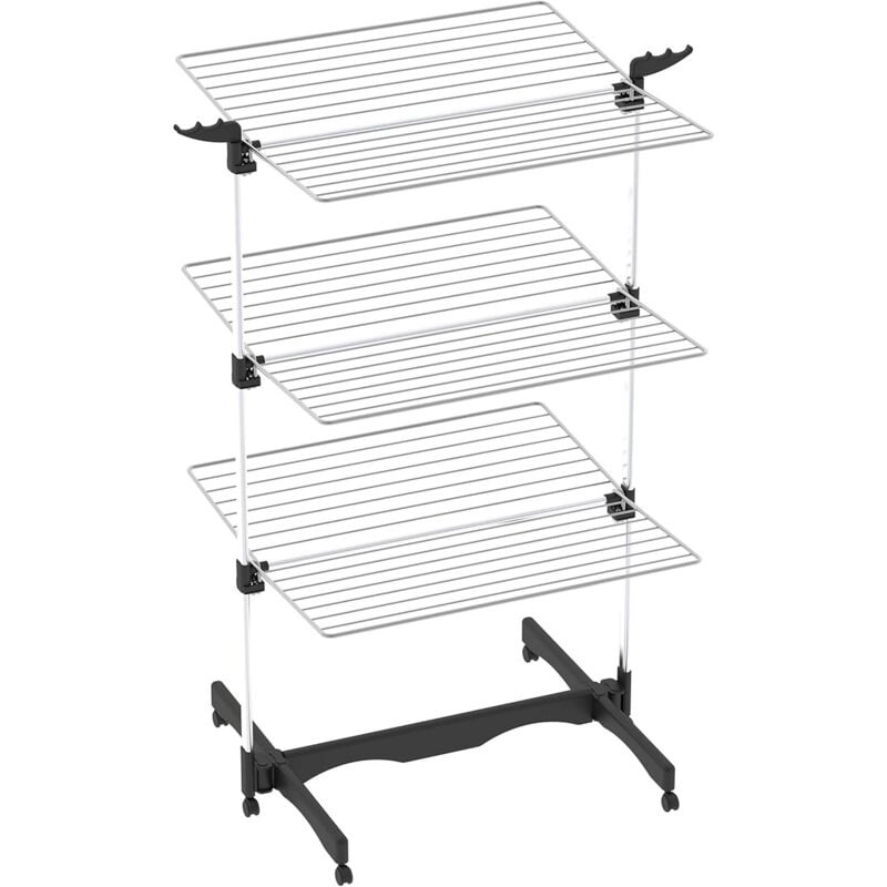 foto del prodotto colombo - stendino stendibiancheria verticale a 3 piani in acciaio 40 metri, mod. vertical