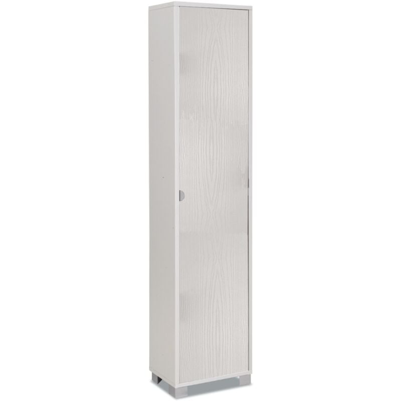 foto del prodotto colonna 1 anta bianco fiammato, 43x190x29 cm