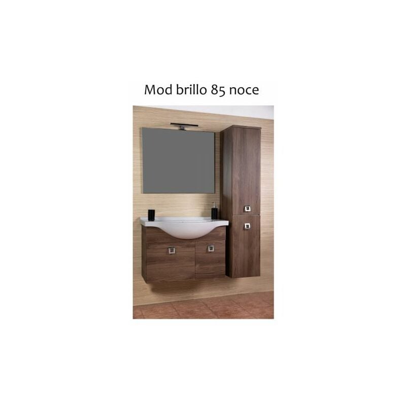 foto del prodotto colonna bagno brillo 2 ante sosp. 145 noce