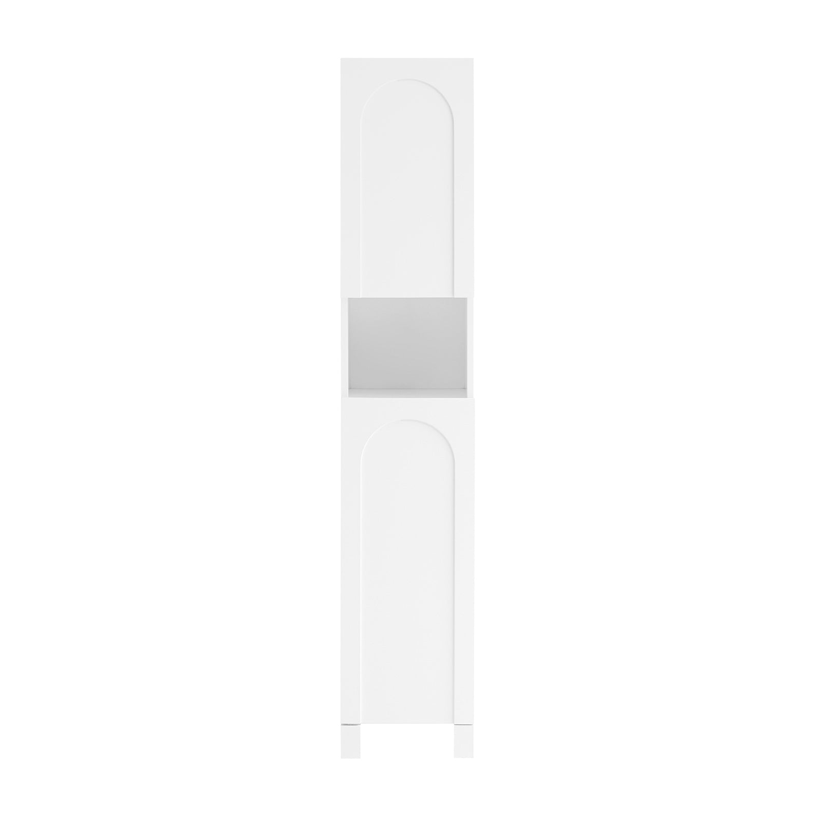 foto del prodotto colonna bagno mobiletto da bagno di alta bianco 30x30x160cm bzr163 w