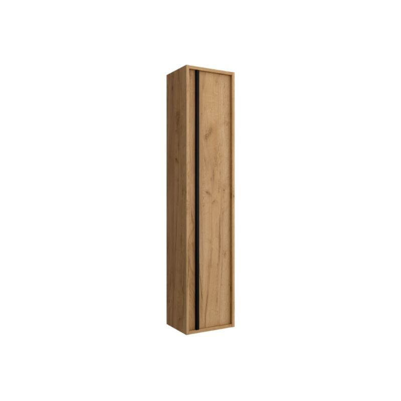 foto del prodotto colonna bagno sospesa 30x140 cm rovere africa con un anta astoria
