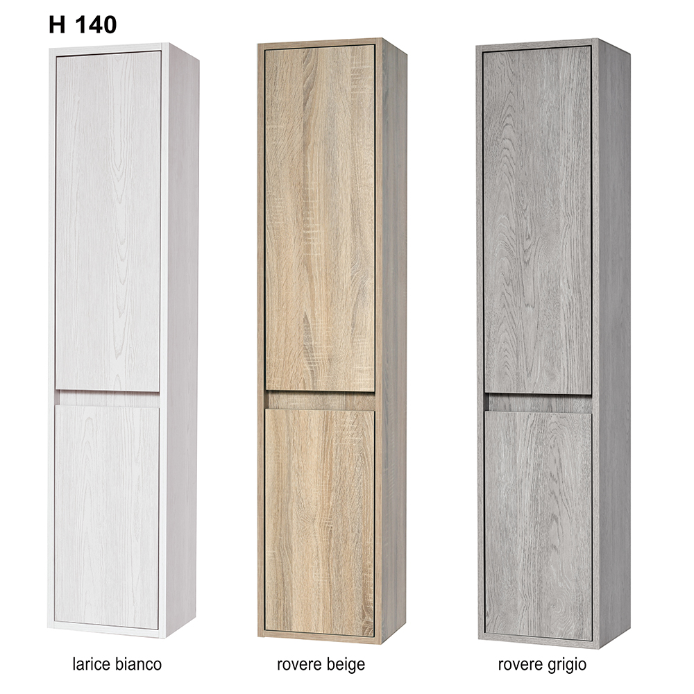 foto del prodotto colonna bagno sospesa congrazia cm 140 rovere beige