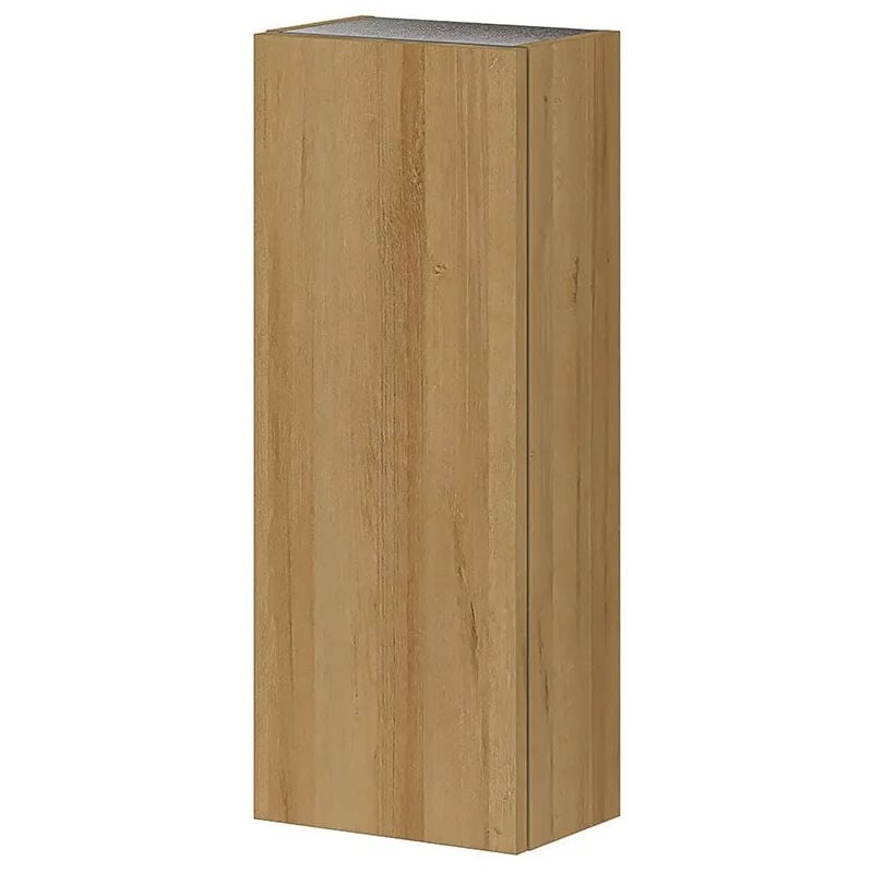 foto del prodotto colonna bagno sospeso h. 75 cm master rovere miele con anta reversibile