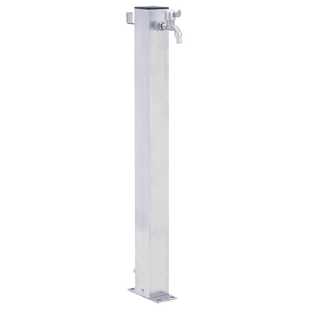 foto del prodotto colonna d 39 acqua da giardino 80 cm acciaio inox quadratocod mxl 73098