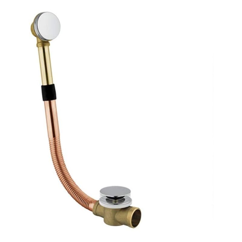 foto del prodotto colonna di scarico per vasca tappo piletta click clack vicario