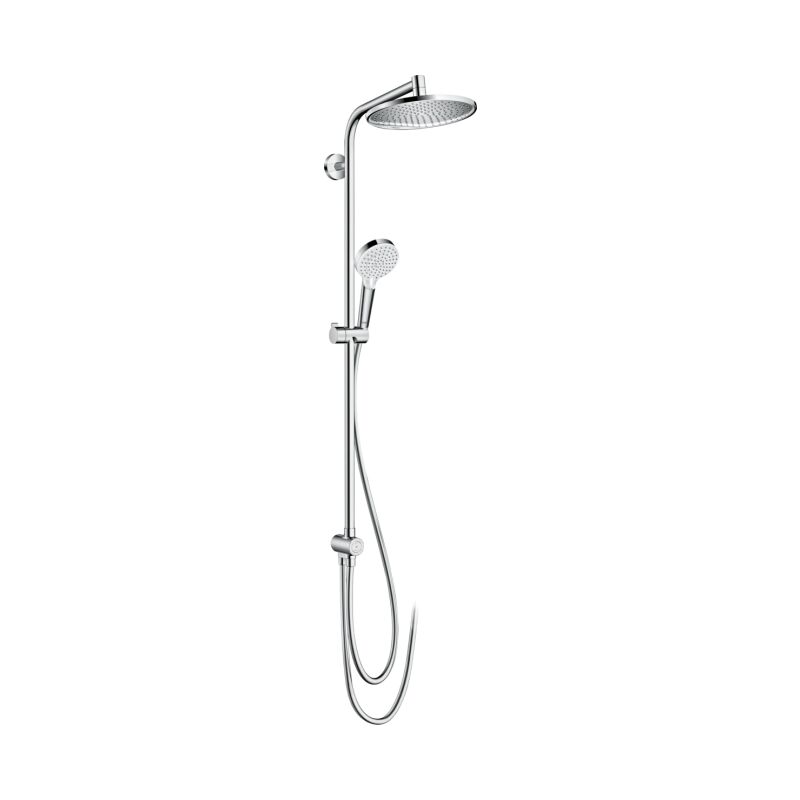 foto del prodotto colonna doccia 240 mm cromato hansgrohe crometta ecosmart
