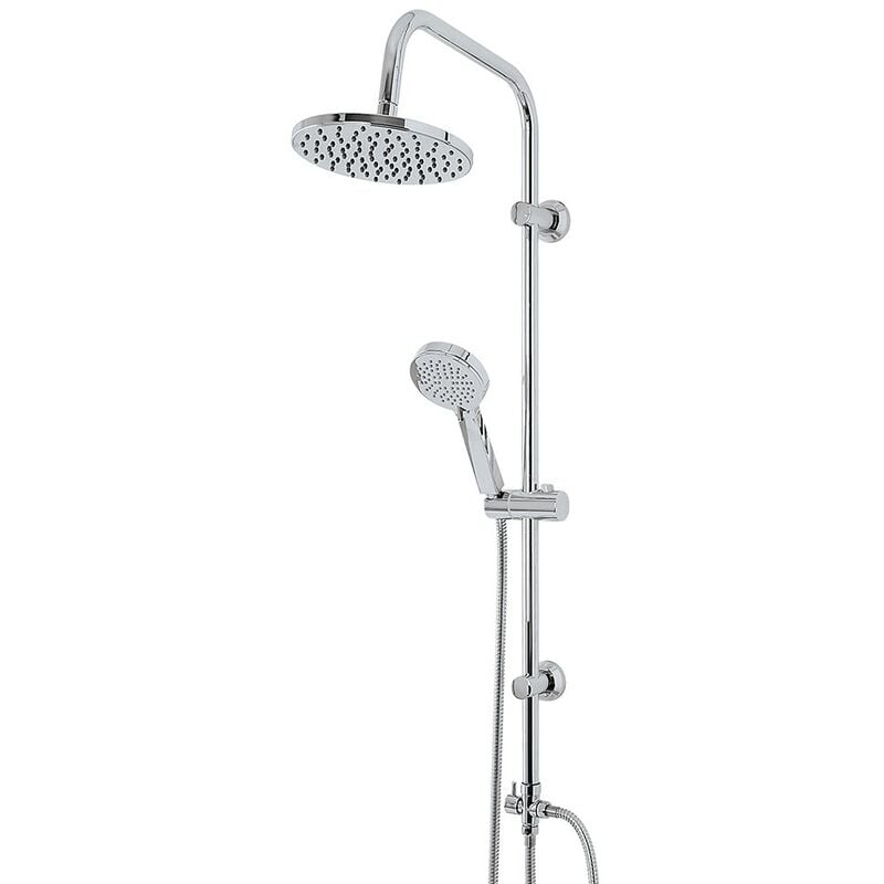 foto del prodotto colonna doccia cromata h 105 cm con deviatore design tondo