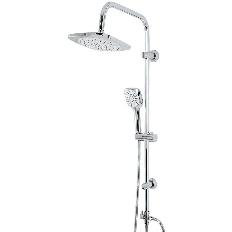 foto del prodotto colonna doccia cromata h 105 cm con deviatore in ottone