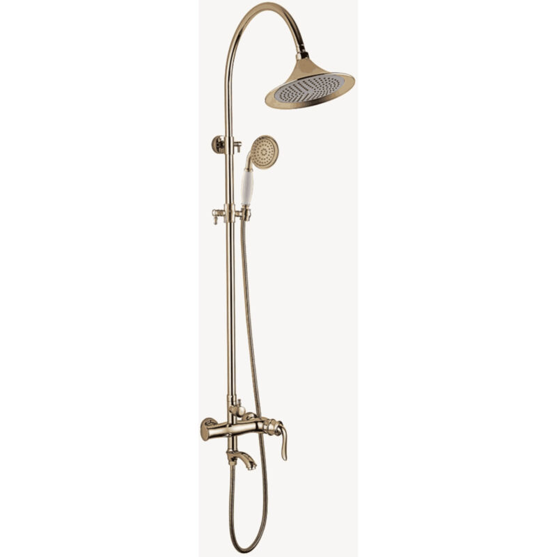 foto del prodotto colonna doccia freestanding oro erbe