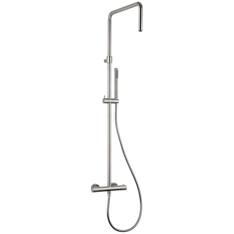 foto del prodotto colonna doccia in acciaio inox aisi 316 miscelatore termostatico e getto diffusore mamoli tuttodunpezzo 37170000002a acciaio inox