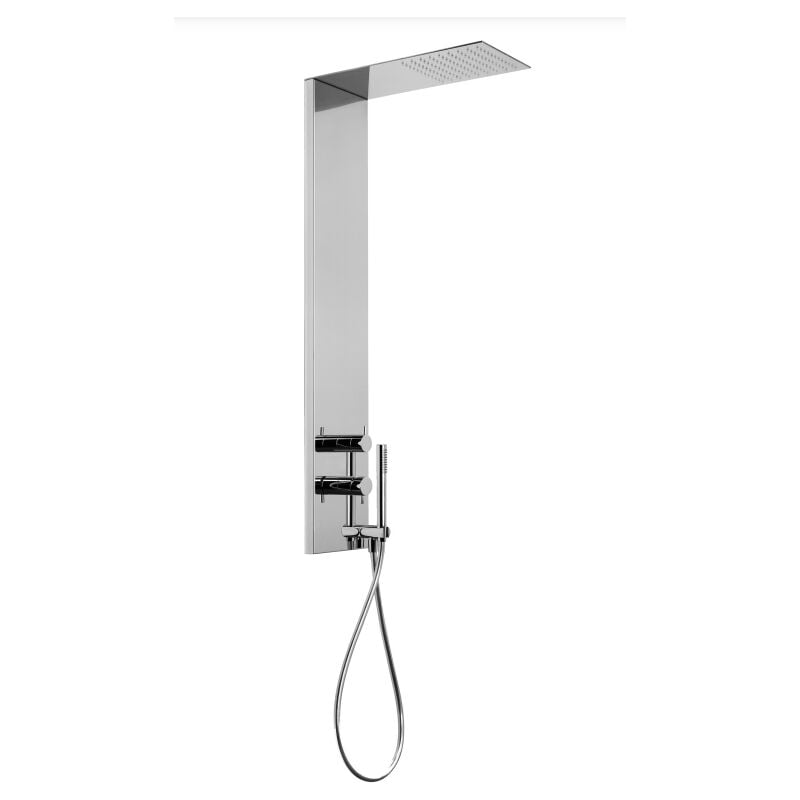 foto del prodotto colonna doccia in acciaio inox paffoni beta zcol672cr cromato metallo