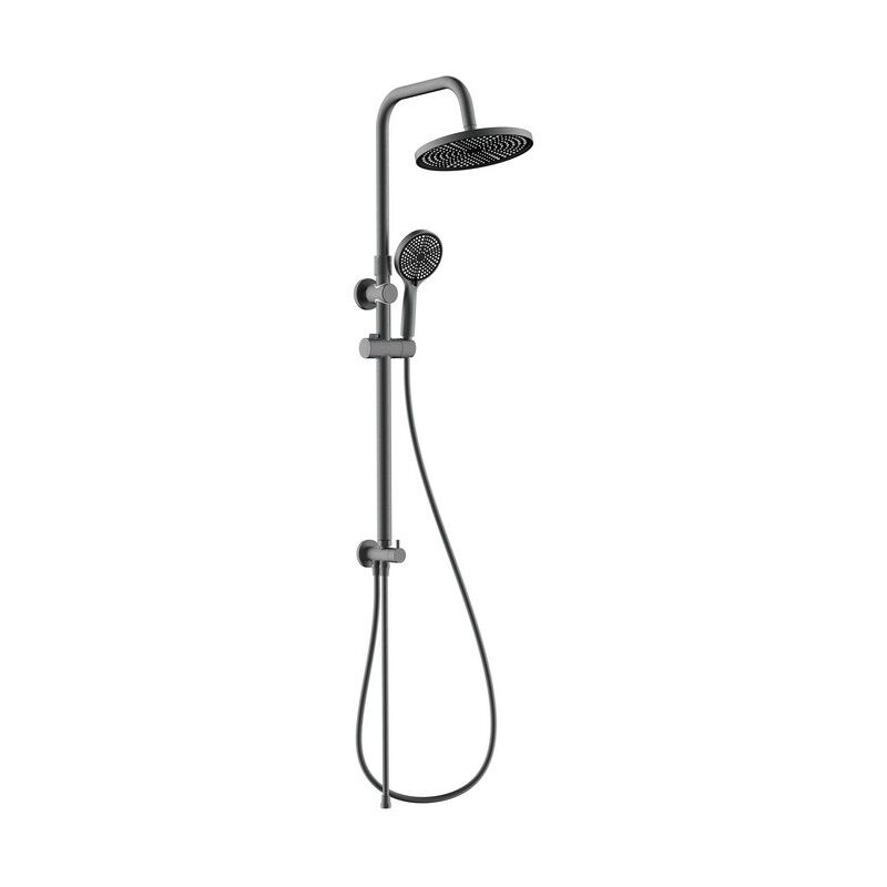 foto del prodotto colonna doccia logan finitura gun grey 3 getti