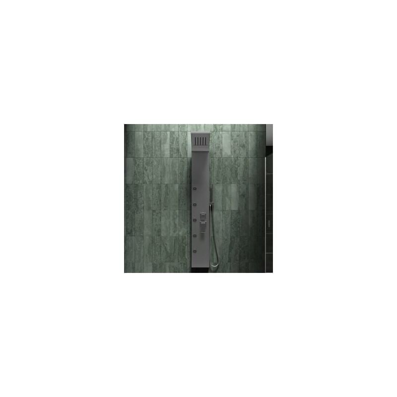 foto del prodotto colonna doccia pannello idromassaggio effetto cascata yh8123 nizza cromato