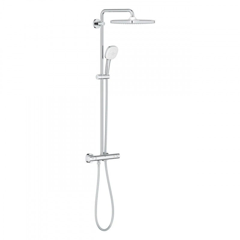 foto del prodotto colonna doccia tempesta system 250 cube con miscelatore termostatico