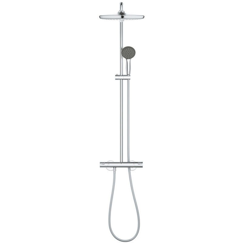 foto del prodotto colonna doccia termostatica xxl round 250 doccetta a 2 getti, cromata 26816022 grohe