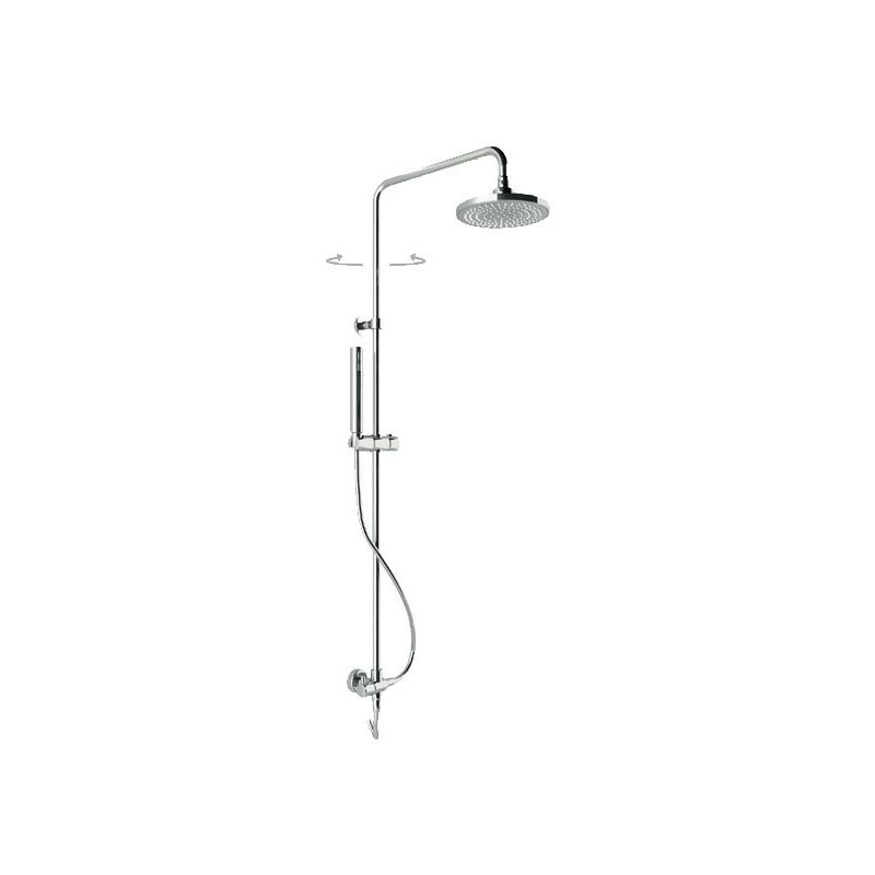 foto del prodotto colonna doccia tonda soffione 200 abs