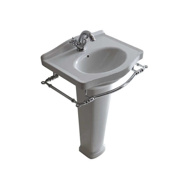 foto del prodotto colonna ethos per lavabo 8433 8433m bianca lucida di ceramica