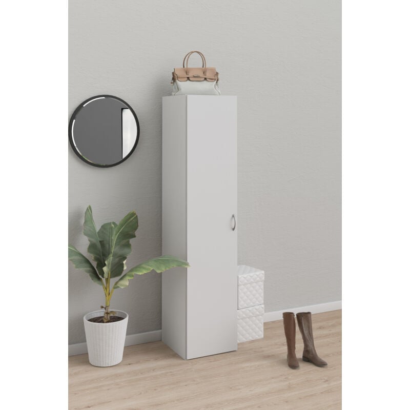 foto del prodotto colonna mod. space cm 39,4x41,5 h.175,4 bianco opaco
