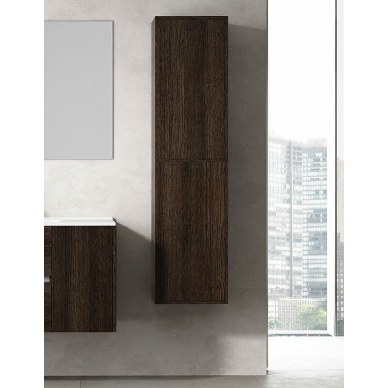 foto del prodotto colonna per mobili da bagno allstone 10 colori e due misure disponibili. rovere evasione 35x140x25