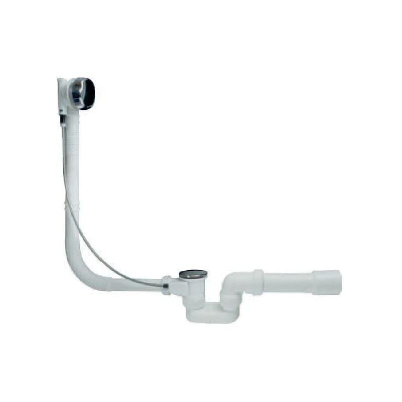 foto del prodotto colonna per scarico vasca universale con piletta, tappo automatico e sifone 40 50 vs0700197