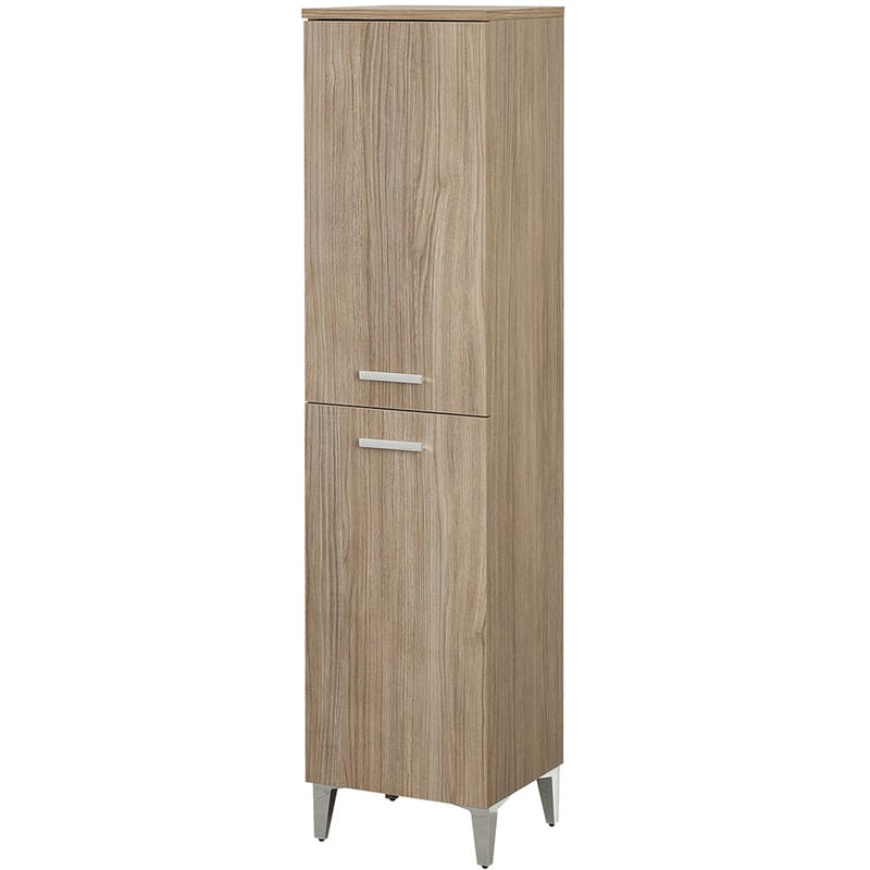 foto del prodotto colonna portasciugamani bagno l 35 x h 154 x p 34 cm rovere tropea linea greta