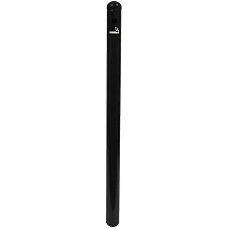 foto del prodotto colonna posacenere per bar, ristoranti, pub, negozi acciaio inox rivestito colore nero 100 cm securit