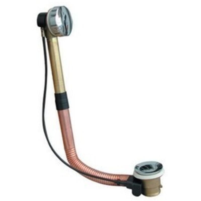 foto del prodotto colonna scarico vasca in ottone senza dado e codolo mod. impex -