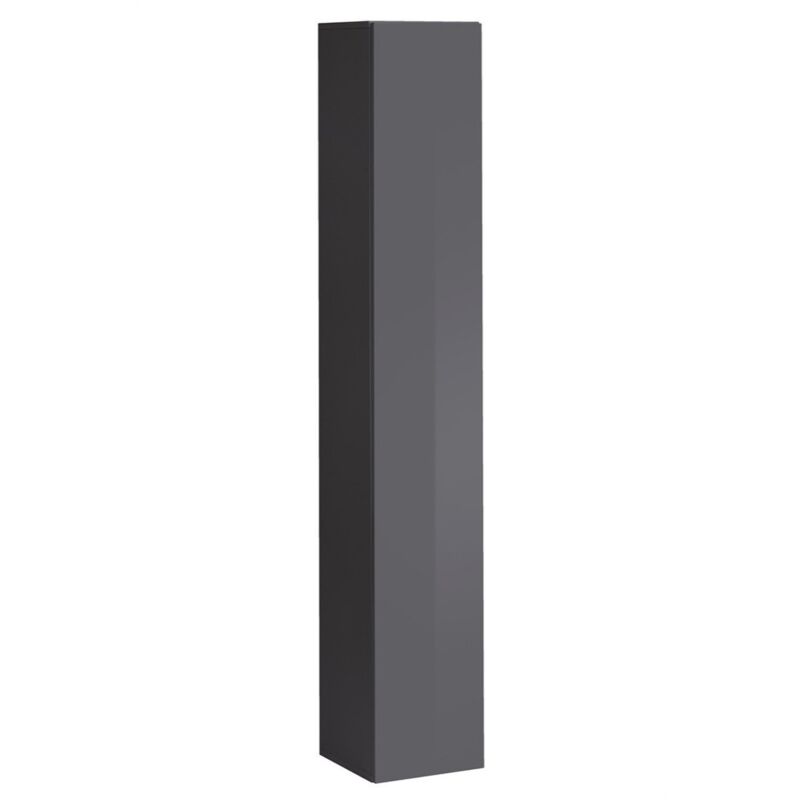 foto del prodotto colonna sospesa grigio collezione switch 1 porta 30x180 cm design moderno
