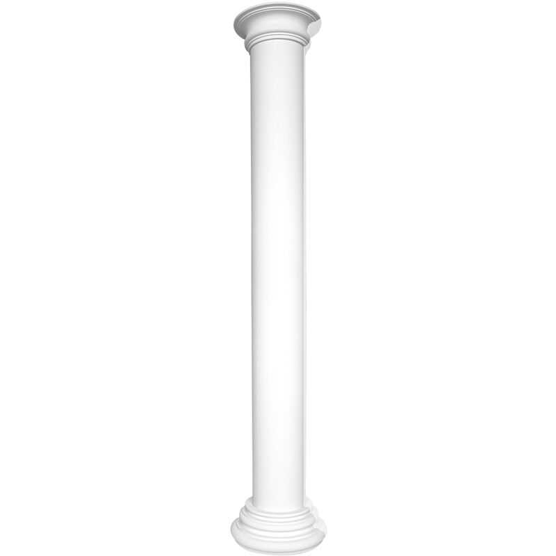 foto del prodotto colonne e mezze colonne rotonde lisce stucco 240mm selezione n3224 semicircolare, base