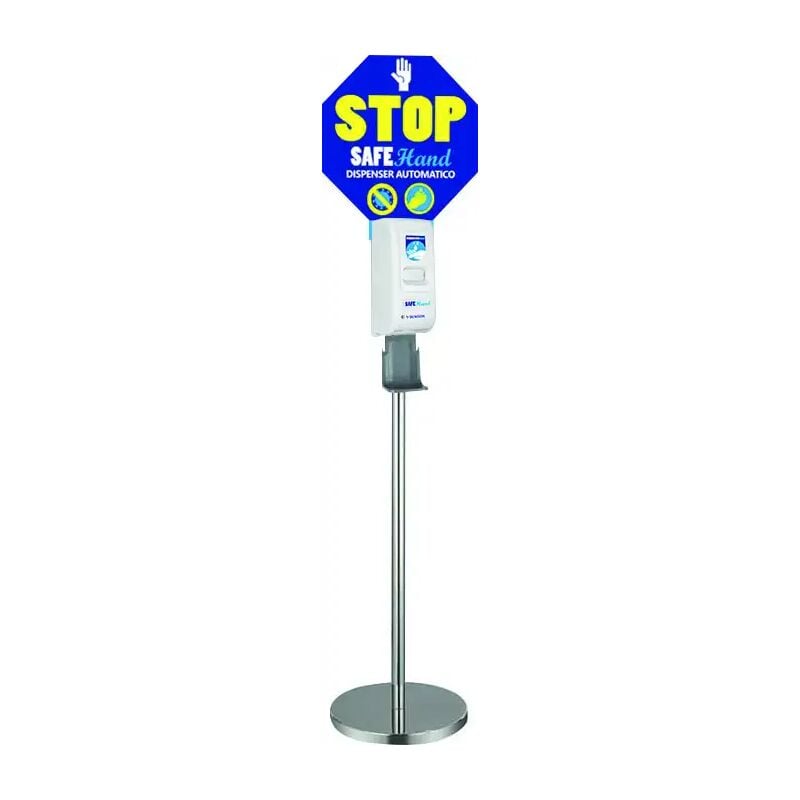 foto del prodotto colonnina dispenser automatico a piantana per igenizzante mani touch sensore