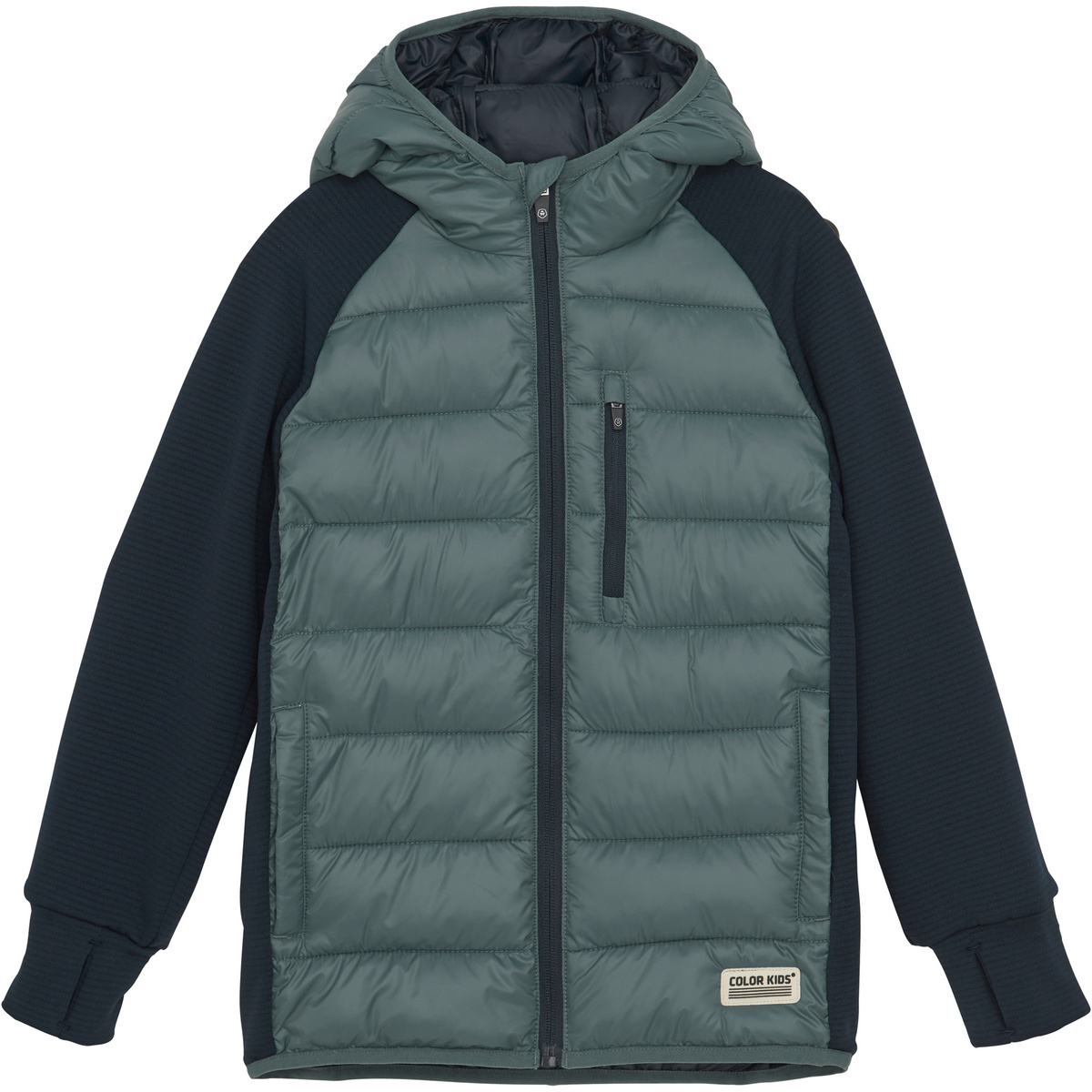 foto del prodotto color kids bambino giacca hybrid fleece hoodie