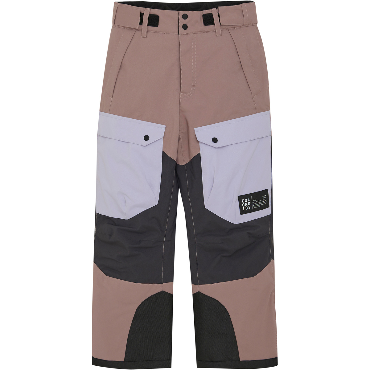 foto del prodotto color kids bambino pantaloni colorblock ski