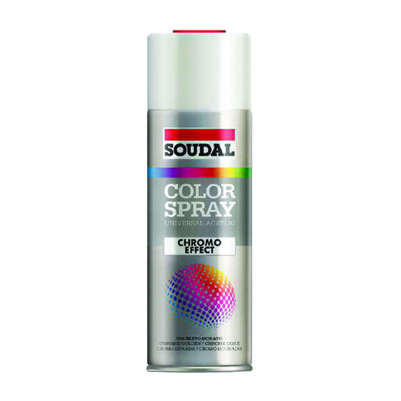foto del prodotto color spray chromo effect smalto acrilico effetto cromato spray ml.400 oro antico 155563 