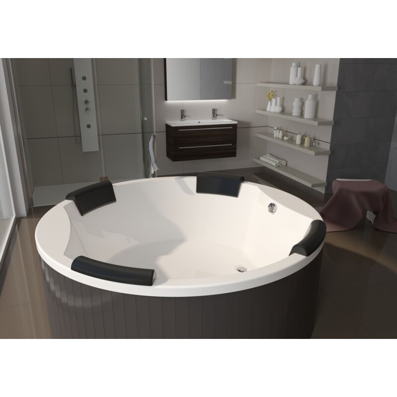 foto del prodotto colorado baignoires rondes, encastrer, 2 places, 180x53cm, riho