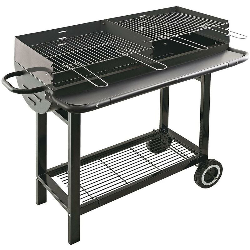 foto del prodotto colorado barbecue a carbonella o legna con doppia griglia da 41x27 cm